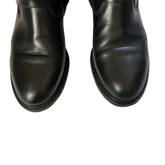 Madewell Harness Biker Boots in Black Leather Size 5.5 - Picture 9 of 11